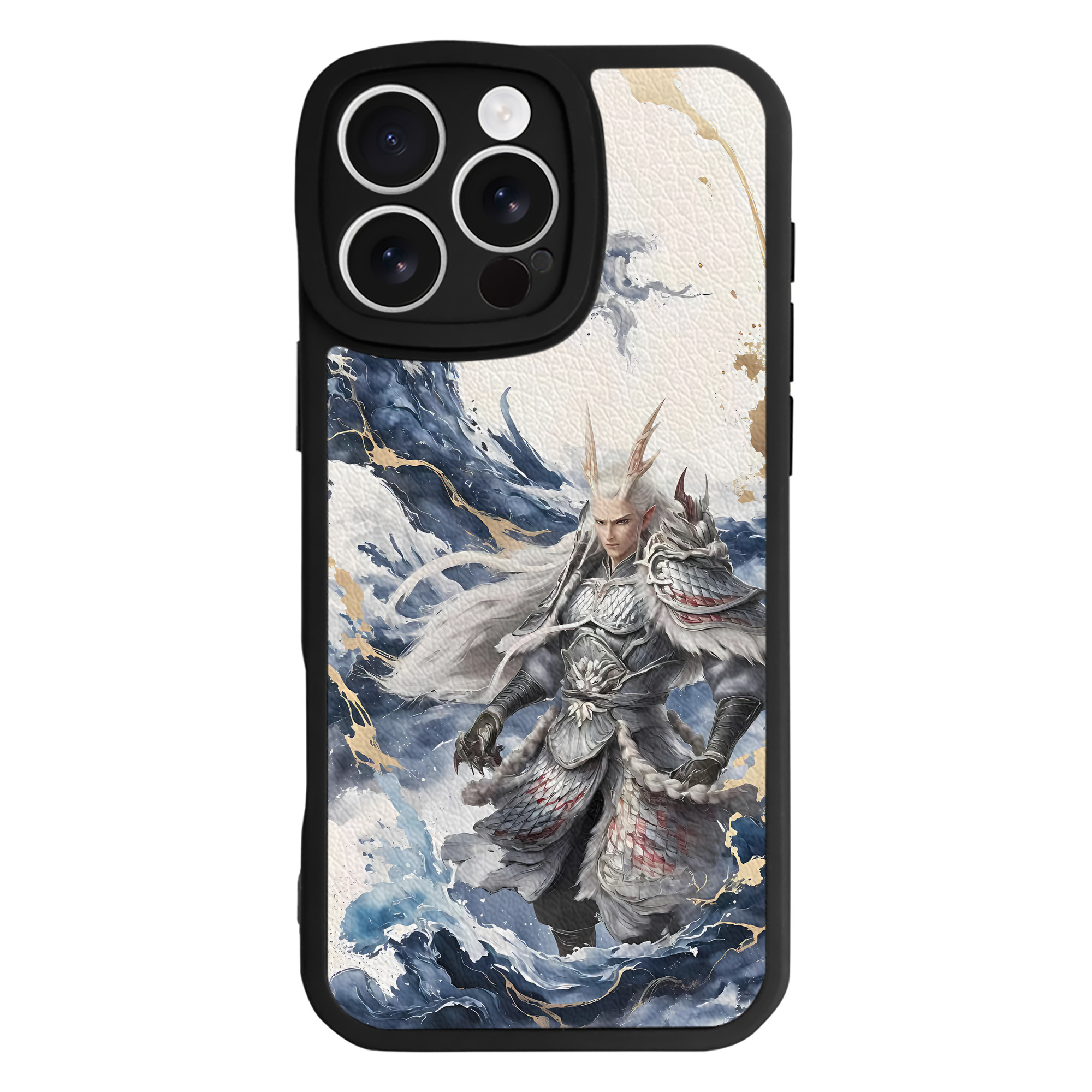 （画像用） Ne Zha 2 ナタ 魔童の大暴れ 【iPhone 16シリーズ対応】シリコンスマホケース（レザー調） 材質：シリコン